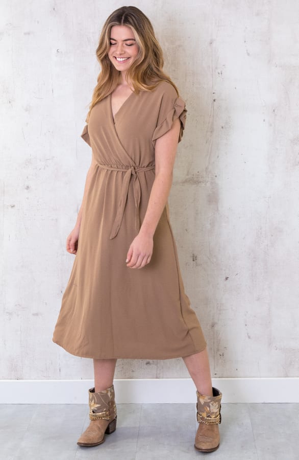 St. Tropez Kleid Midi Camel, Shoparchiv, Foto 2