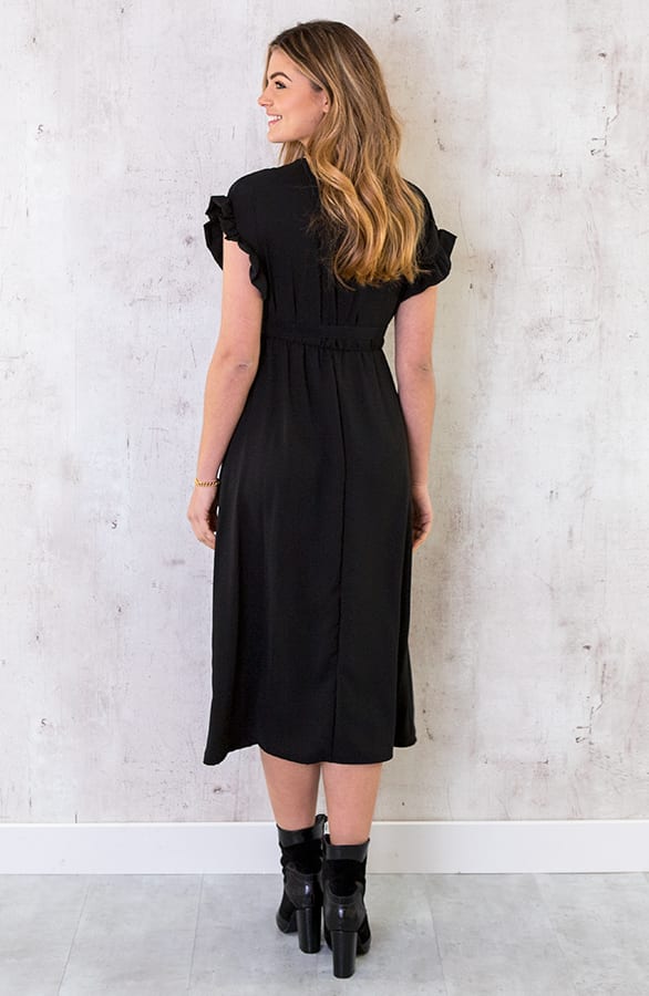 St. Tropez Kleid Midi Schwarz, Shoparchiv, Foto 4