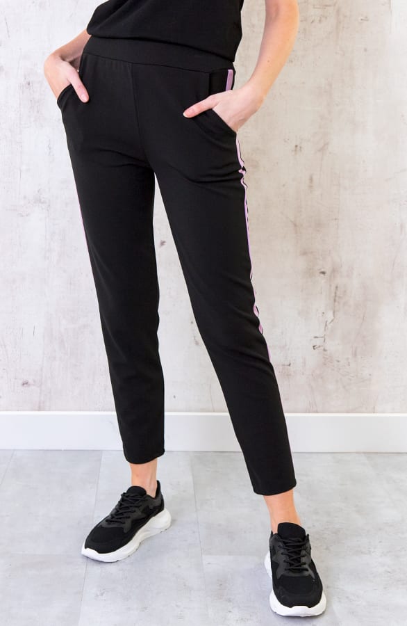 Broek Met Bies Lila – shoparchief, foto 4