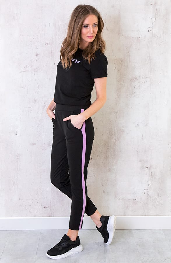 Broek Met Bies Lila – shoparchief, foto 6