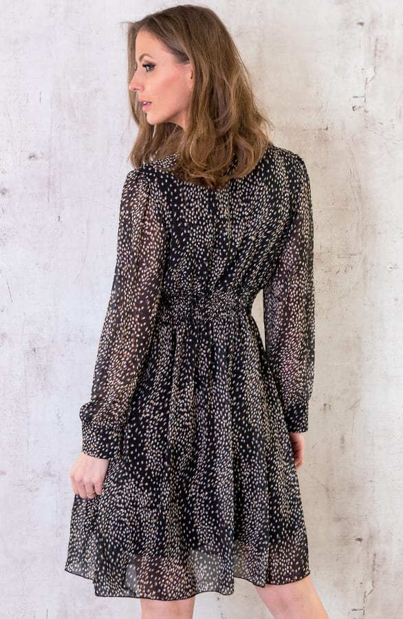 Cheetah Jurk Dames Zwart – shoparchief, foto 6