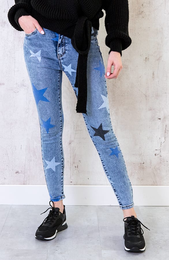 Denim Jeans Met Sterren – shoparchief, foto 1