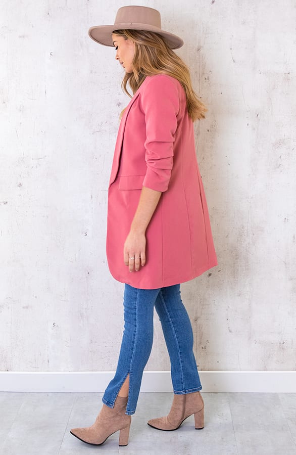 Long Blazer Limited Dust Koraal – shoparchief, foto 2