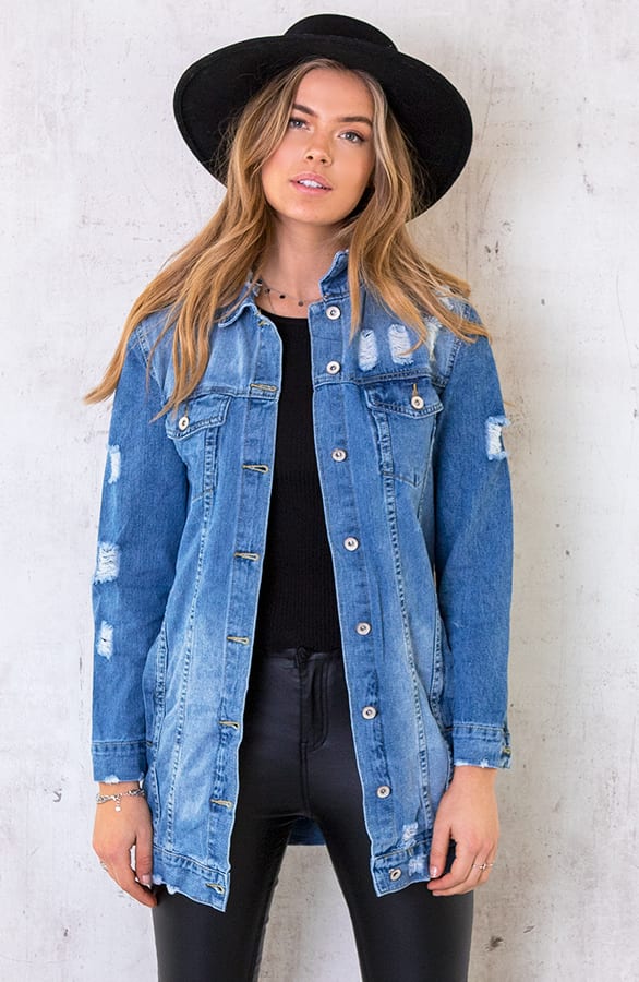 Long Denim Jacket 2.0 – shoparchief, foto 1