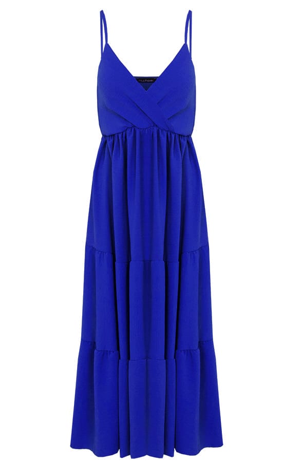 Midi Jurk Monaco Kobalt – shoparchief, foto 1