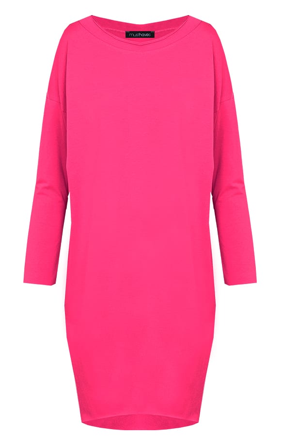 Oversized Comfy Tuniek Fuchsia – shoparchief, foto 1