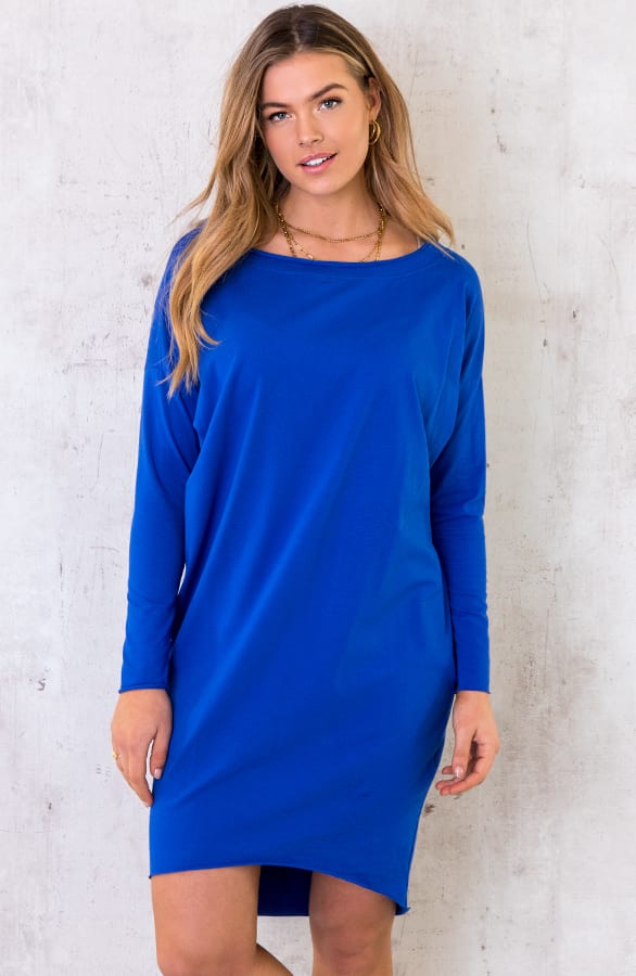 Oversized Comfy Tuniek Kobalt – shoparchief, foto 1