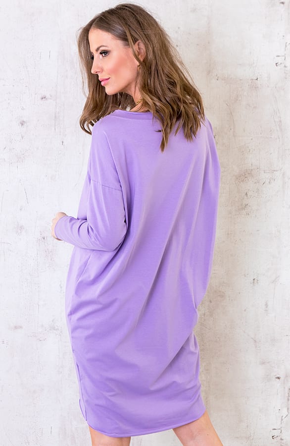 Oversized Comfy Tuniek Lila – shoparchief, foto 10