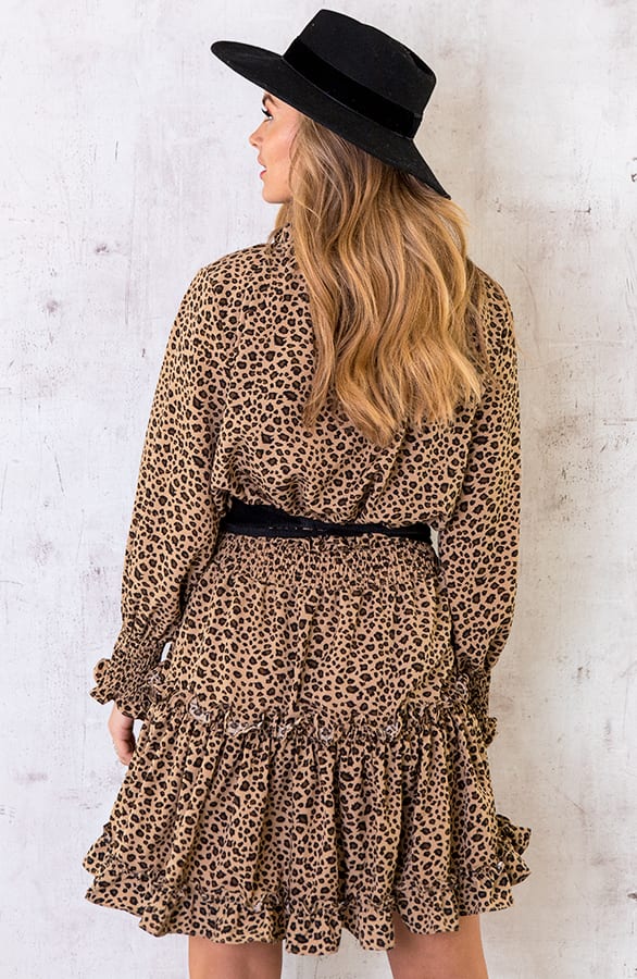 Panter Jurk Exclusive Camel – shoparchief, foto 5