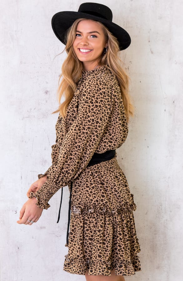 Panter Jurk Exclusive Camel – shoparchief, foto 4