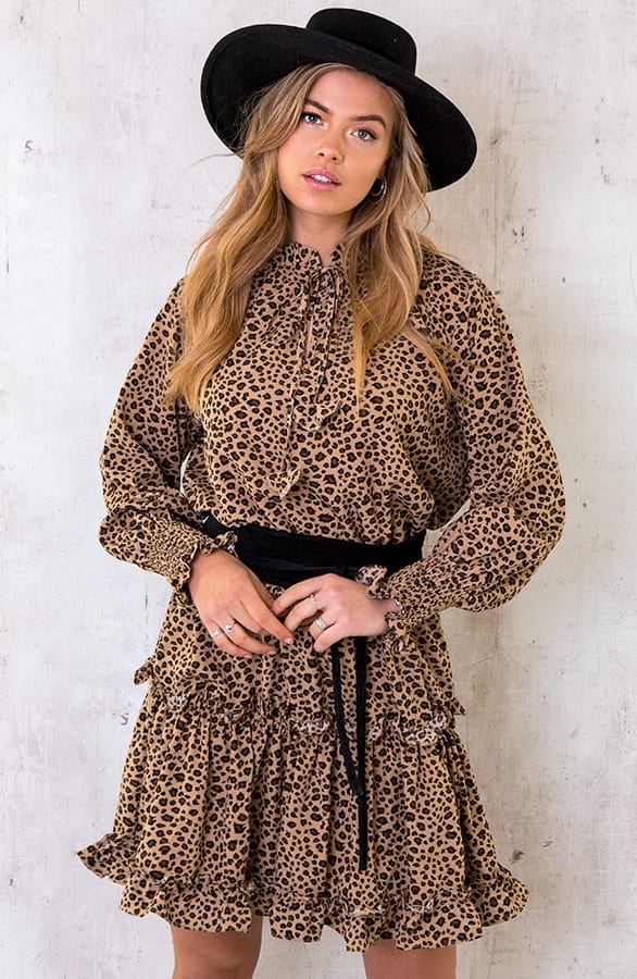 Panter Jurk Exclusive Camel – shoparchief, foto 2