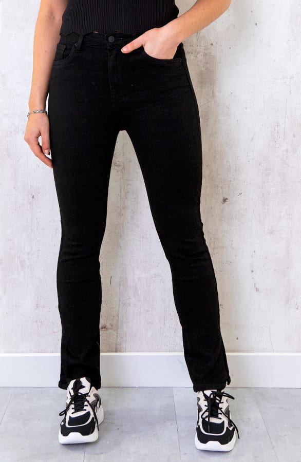 Split Jeans Zwart – shoparchief, foto 2