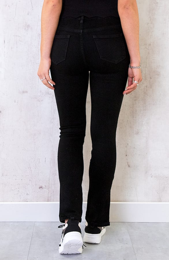 Split Jeans Zwart – shoparchief, foto 4