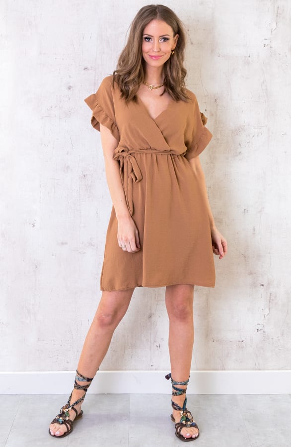 St. Tropez Kleid Camel, Shoparchiv, Foto 4