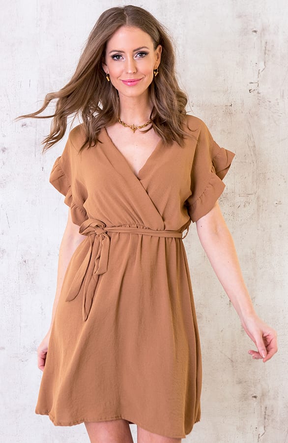 St. Tropez Kleid Camel, Shoparchiv, Foto 3