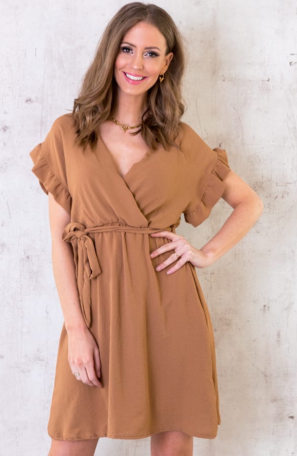St. Tropez Kleid Camel, Shoparchiv, Foto 2