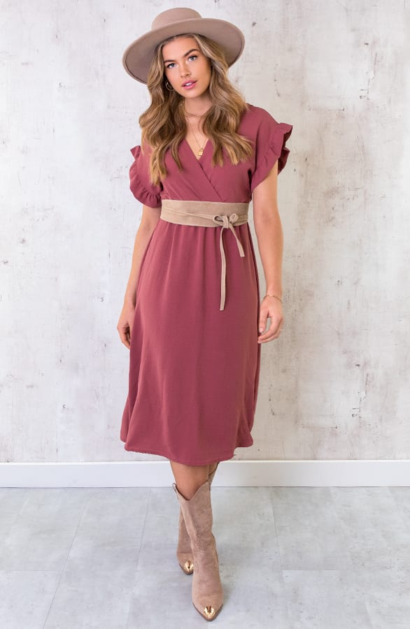 St. Tropez Kleid Midi Rosa, Shoparchiv, Foto 1
