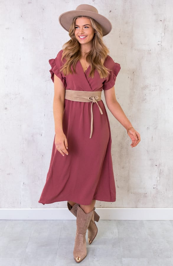 St. Tropez Kleid Midi Rosa, Shoparchiv, Foto 3