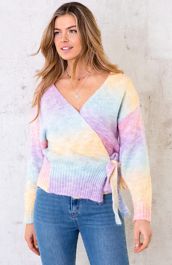 Strik Vest Gebreid Tie Dye – shoparchief, foto 4