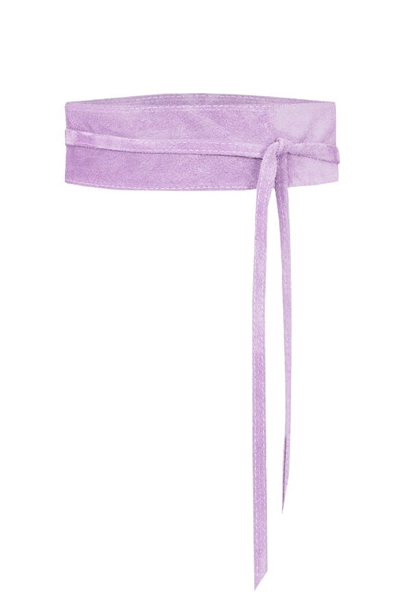 Suede Wikkelriem Lila – shoparchief, foto 1
