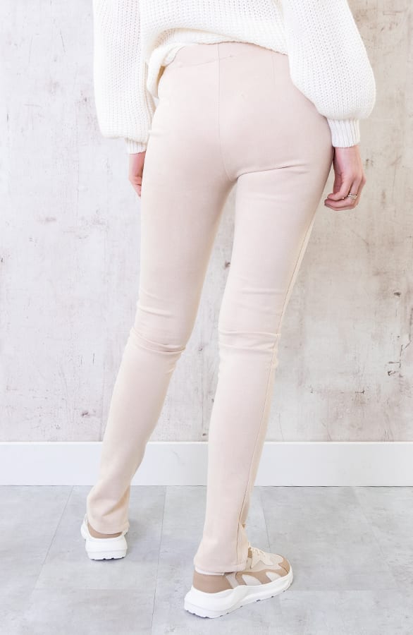 Suedine Pants Split Beige, Shoparchiv, Foto 6