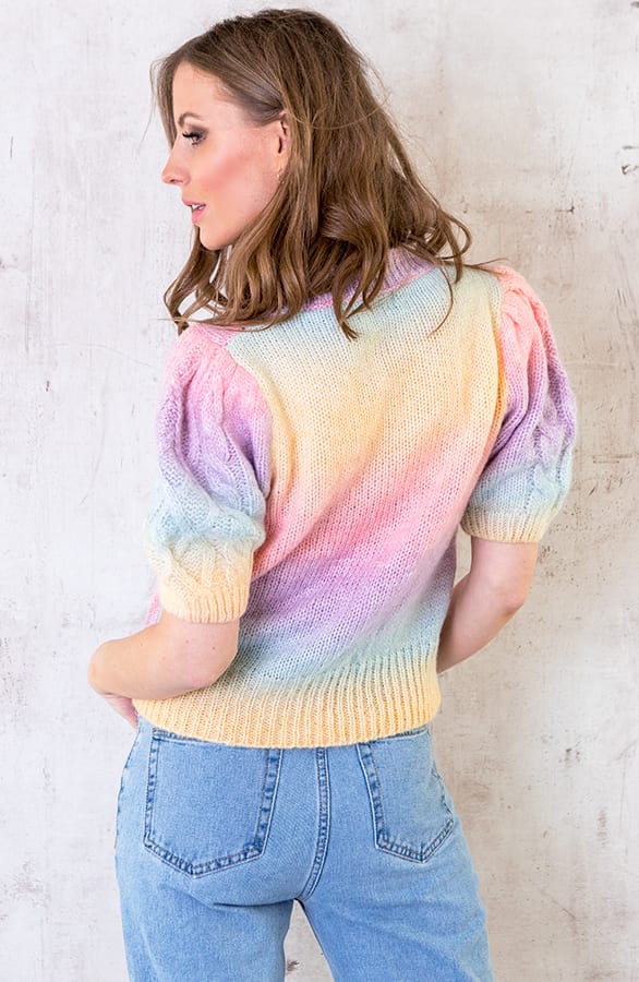 Tie Dye Kabel Top Pastel – shoparchief, foto 5