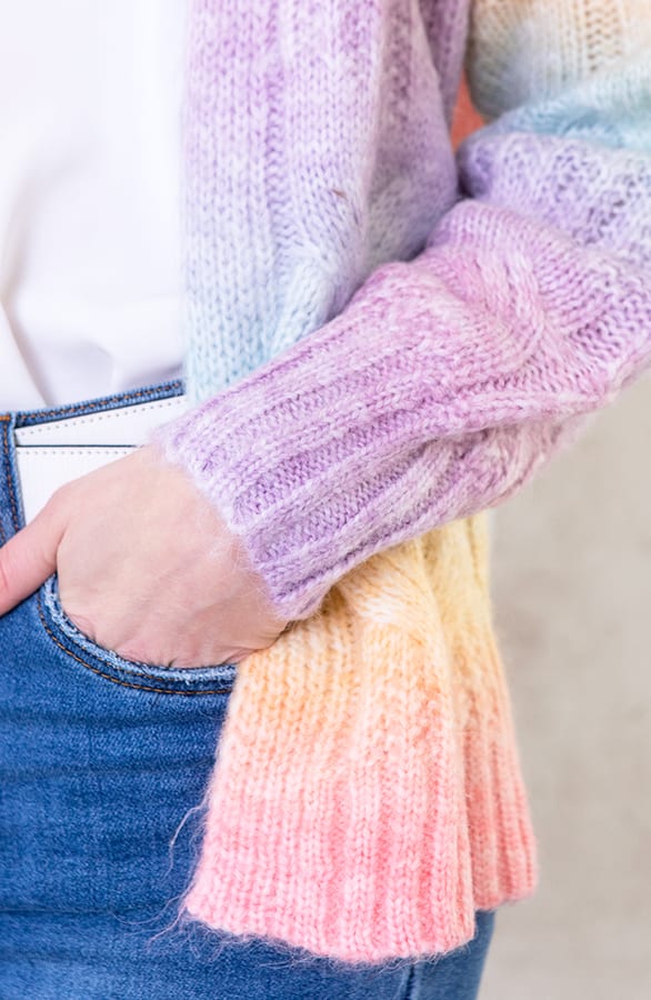 Tie Dye Trend Vest Dames – shoparchief, foto 4