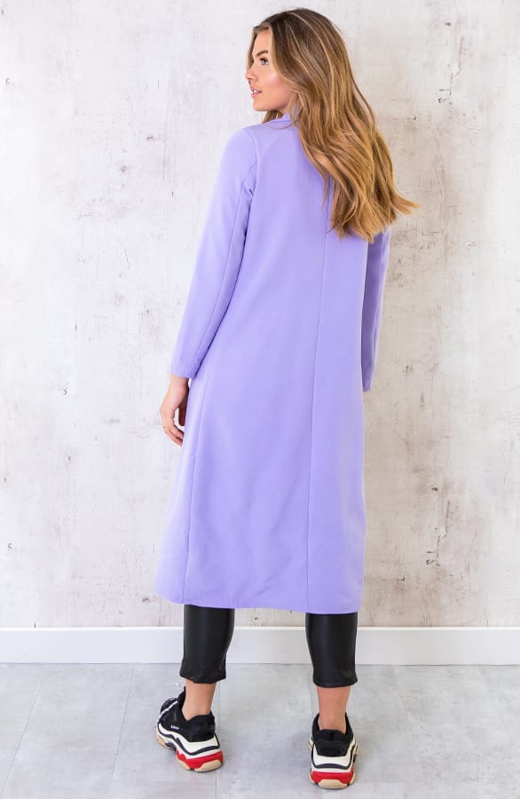 Ultra Long Blazer Lila – shoparchief, foto 5