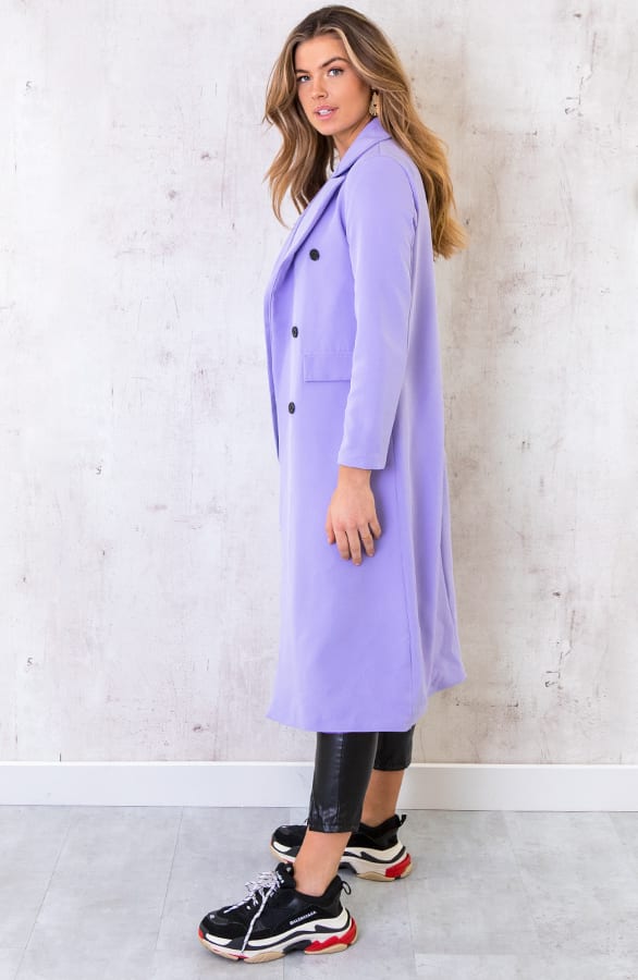 Ultra Long Blazer Lila – shoparchief, foto 3