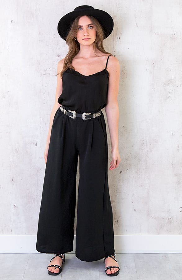 Bali Palazzo Pants 7/8 Zwart – shoparchief, foto 6