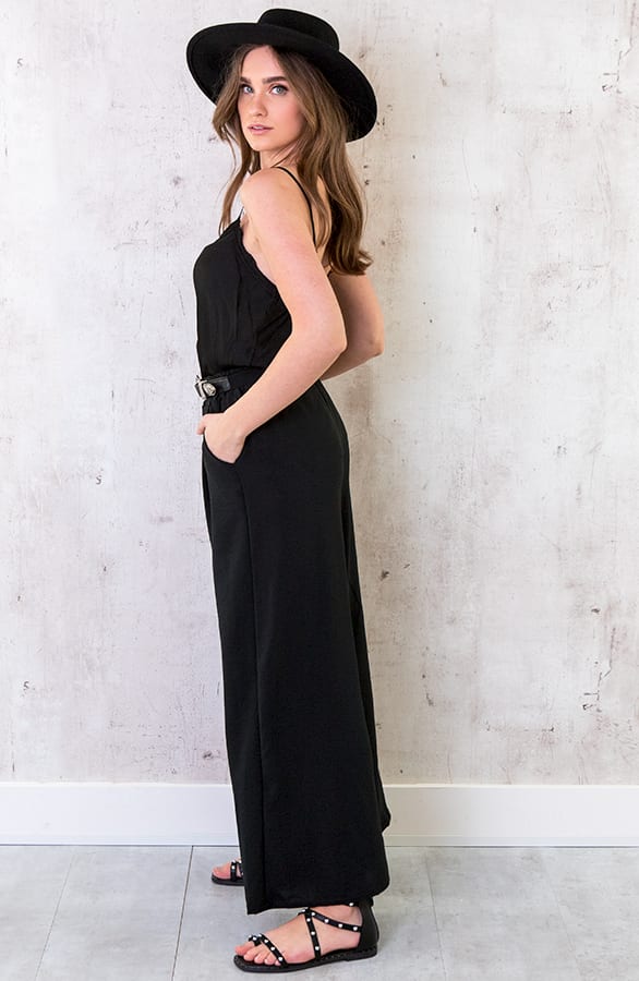 Bali Palazzo Pants 7/8 Zwart – shoparchief, foto 7