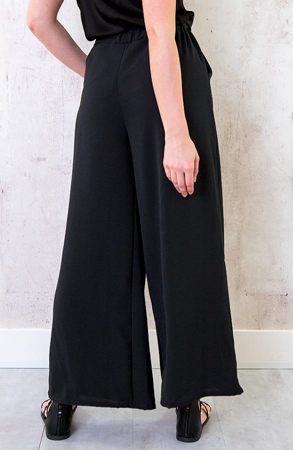 Bali Palazzo Pants 7/8 Zwart – shoparchief, foto 3