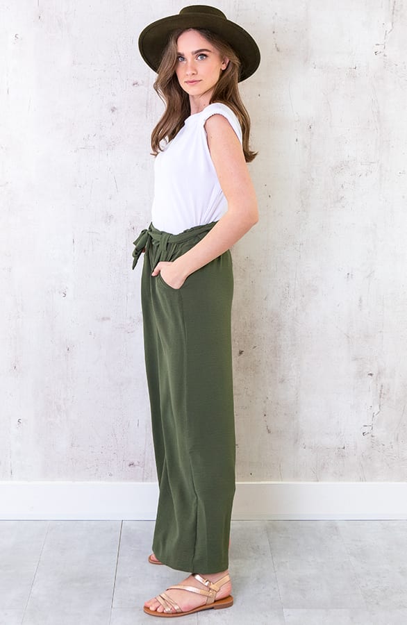 Bali Palazzo Pants 7/8 Army – shoparchief, foto 3