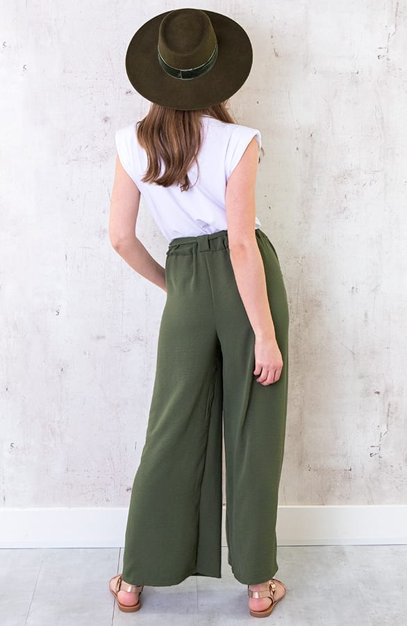 Bali Palazzo Pants 7/8 Army – shoparchief, foto 6