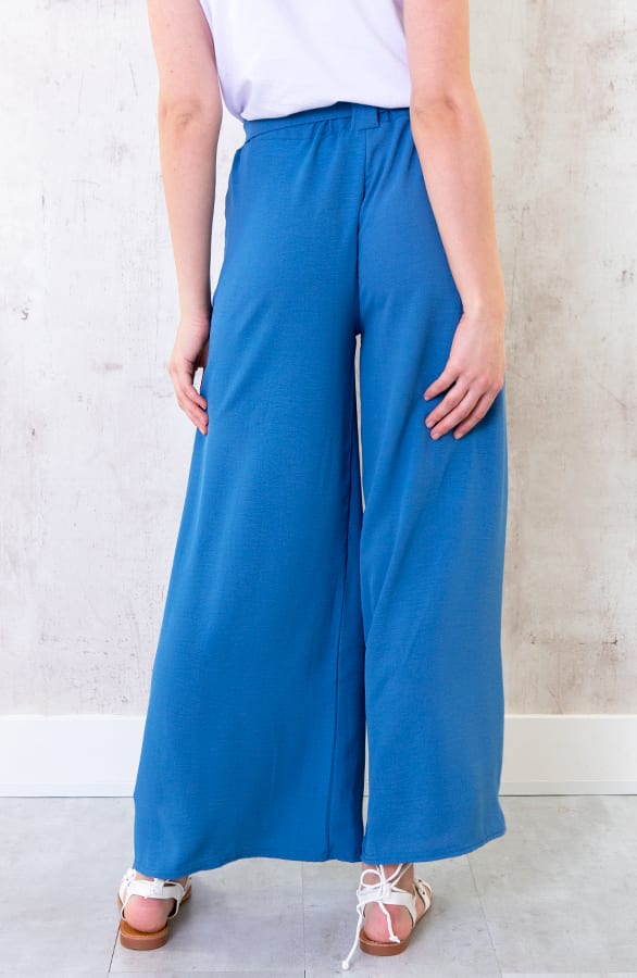 Bali Palazzo Pants 7/8 Jeansblue – shoparchief, foto 2
