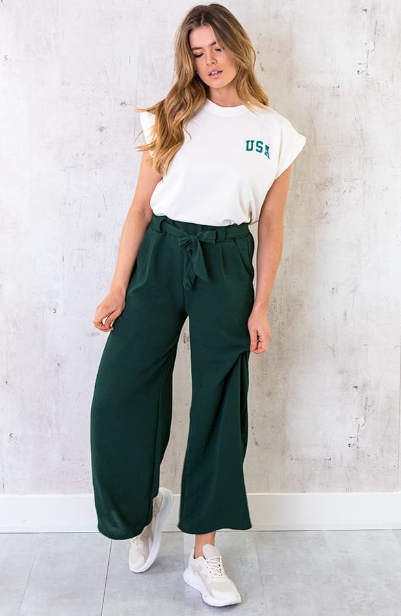Bali Palazzo Pants 7/8 Smaragd – shoparchief, foto 2