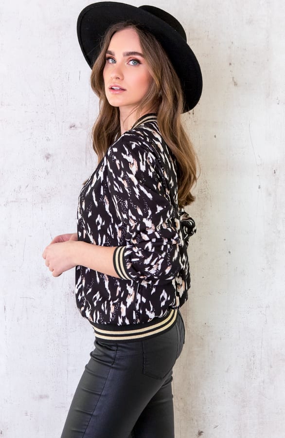 Bomber Jacket Panterprint – shoparchief, foto 4