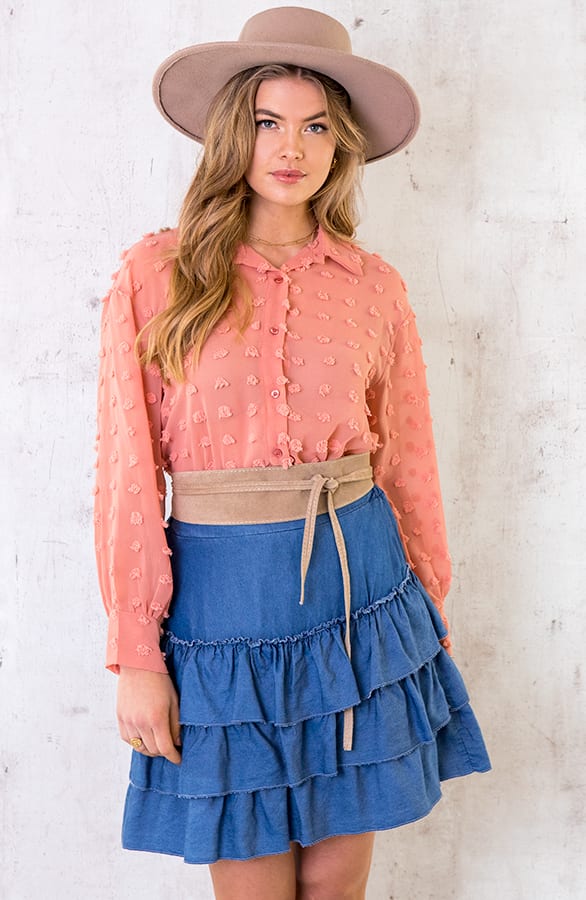 Denim Rok Ruches – shoparchief, foto 1
