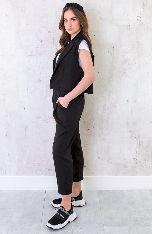Gilet Parisienne Zwart – shoparchief, foto 3