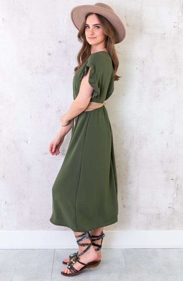 St. Tropez Kleid Midi Army, Shoparchiv, Foto 5