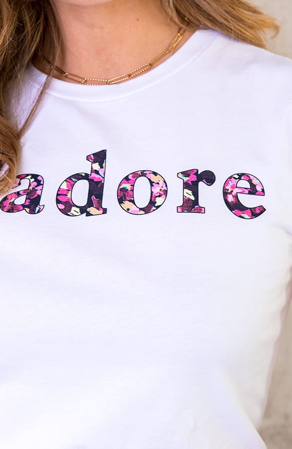 J'adore Bloemen Top Roze – shoparchief, foto 2