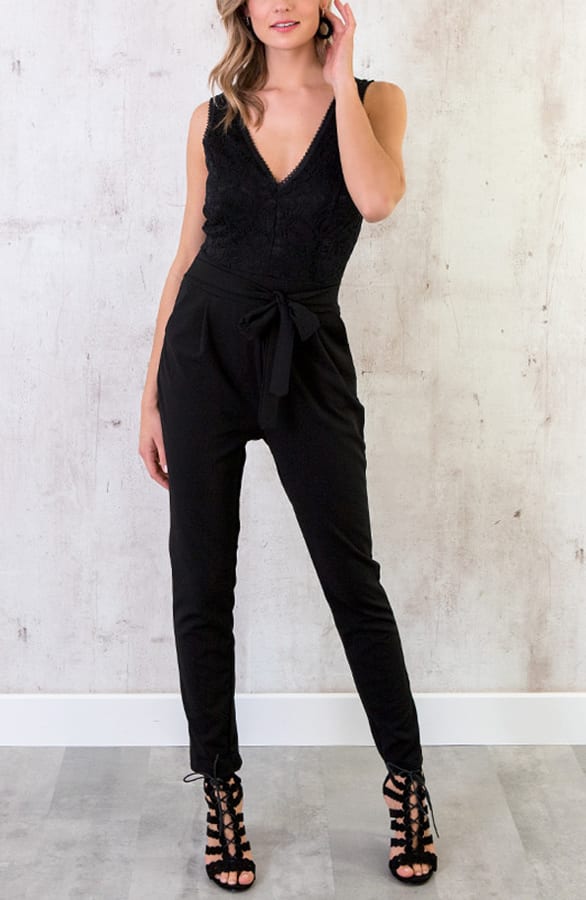 Jumpsuit Kant Zwart – shoparchief, foto 1