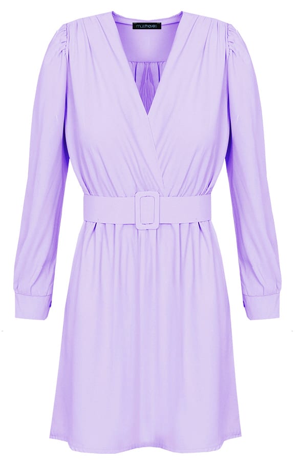 Jurk Met Ceintuur Lila – shoparchief, foto 1