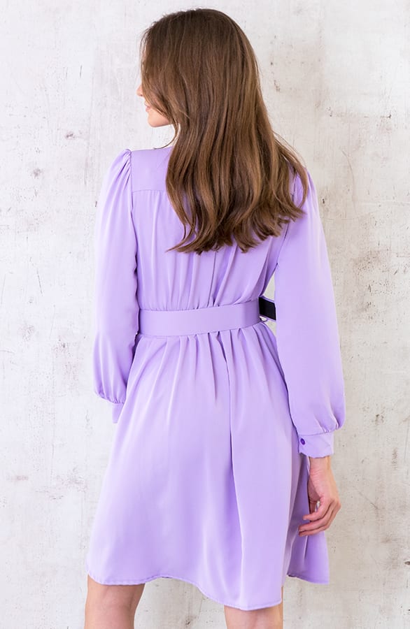 Jurk Met Ceintuur Lila – shoparchief, foto 3