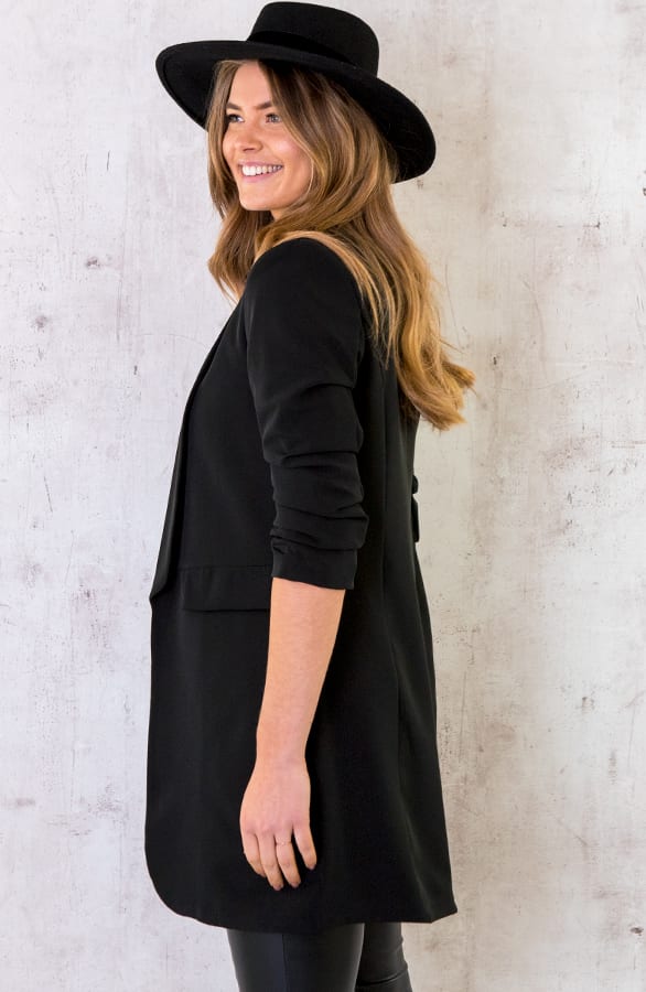 Long Blazer Limited Zwart – shoparchief, foto 8