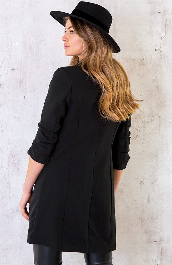 Long Blazer Limited Zwart – shoparchief, foto 7
