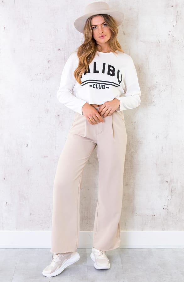 Malibu Cropped Top Ecru – shoparchief, foto 2
