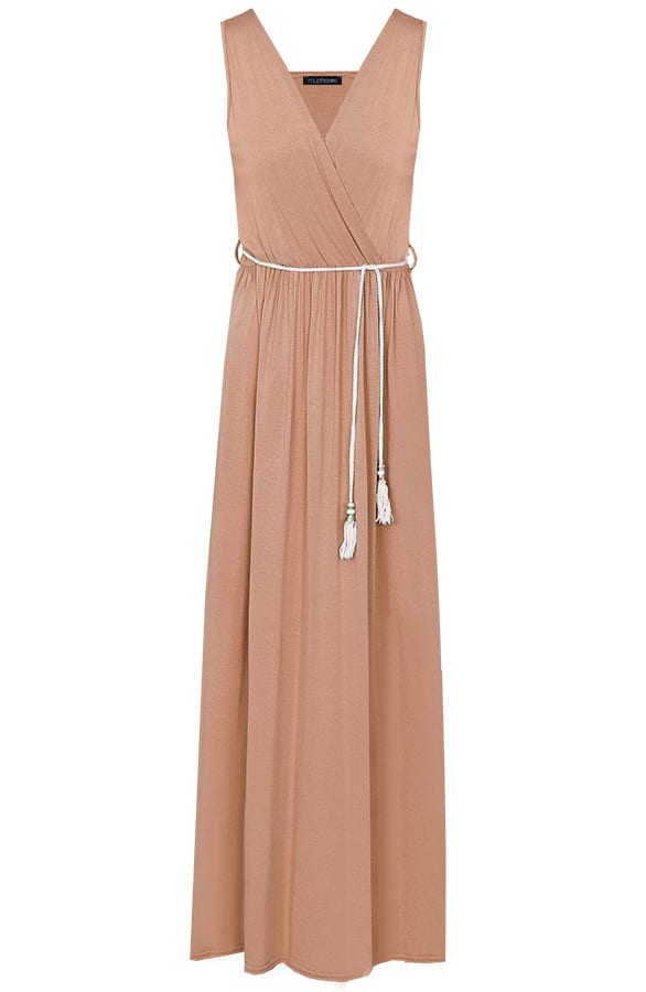 Maxi Jurk Bali Camel – shoparchief, foto 1