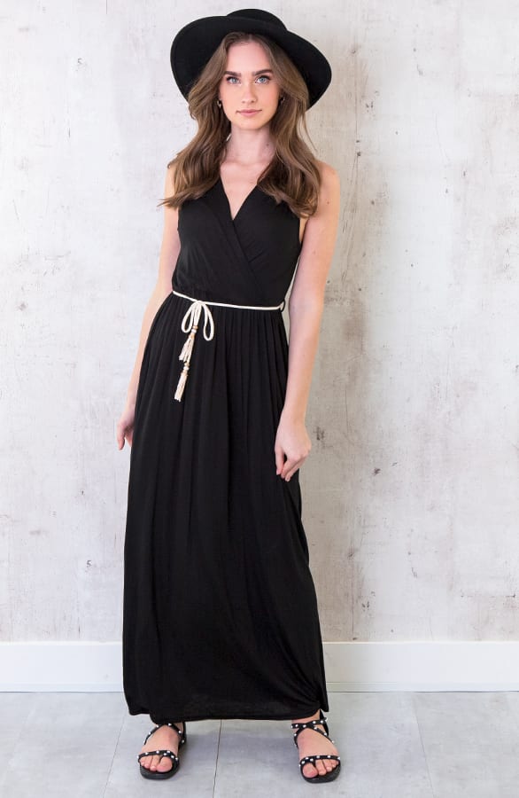 Maxi Jurk Bali Zwart – shoparchief, foto 2