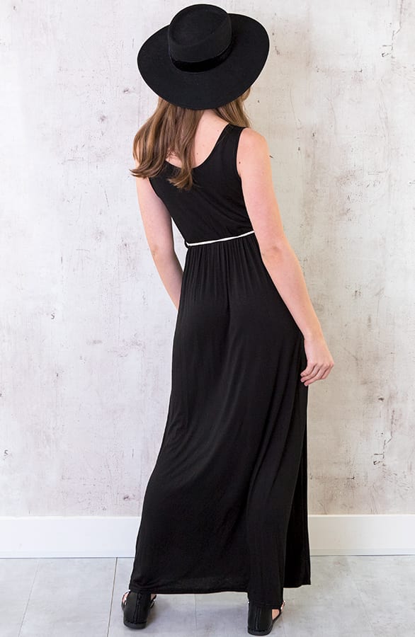 Maxi Jurk Bali Zwart – shoparchief, foto 4
